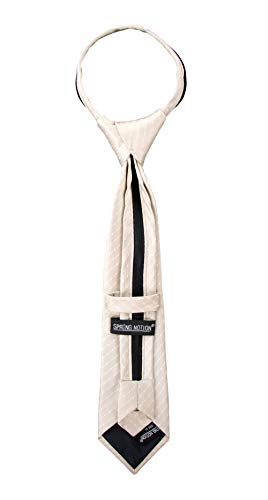 Spring Notion Boys' Pre-tied Zipper Tie - Blue Checkered Spring Notion Boys' Pre-tied Zipper Tie - Blue Checkered